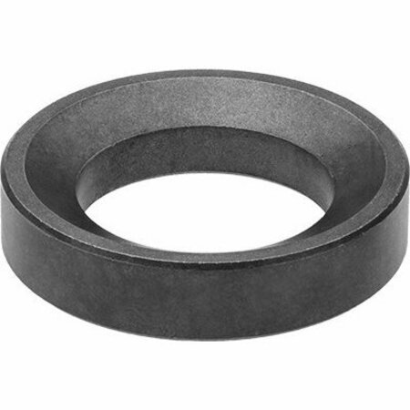 BSC PREFERRED 0.688 Female Washer for 3/8 Screw Size Two Piece Black-Oxide Steel Leveling Washer 91131A360